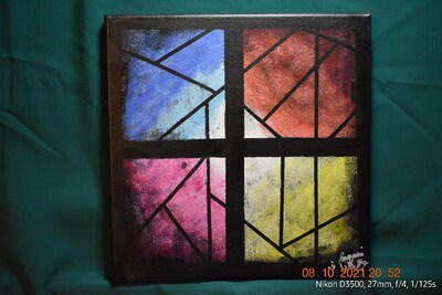 10x10 Abstract Painting - image2
